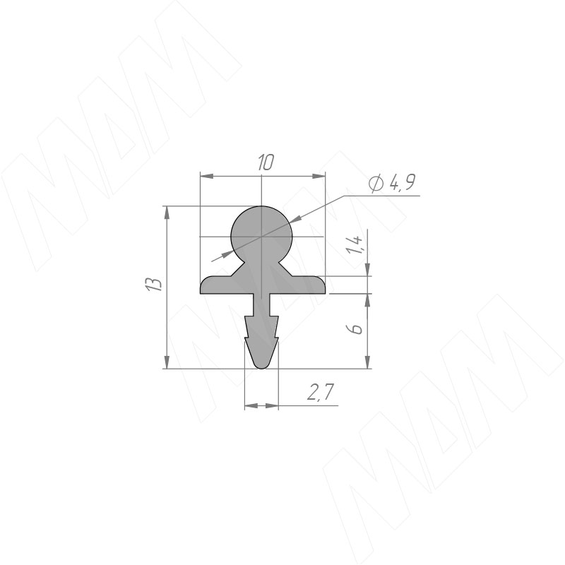 

IKM-80AY/FAST Направляющая забивная, серебро, L-3000 (PR012055A-S3), IKM-80AY/FAST Направляющая забивная, серебро, L-3000
