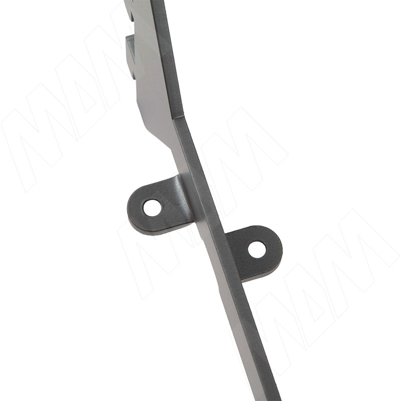 VERTIKO Кронштейн для деревянной полки 25 мм, центральный, графит, L-400 мм фото товара 2 - VR4025CGP