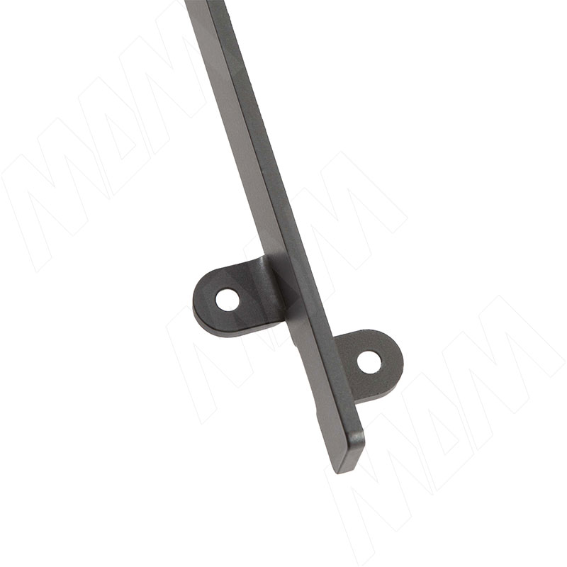 VERTIKO Кронштейн для деревянной полки 25 мм, центральный, графит, L-400 мм фото товара 3 - VR4025CGP