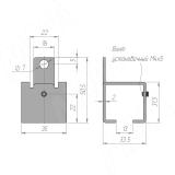 STANDART Крепление направляющей К-075 к стене 1131-SKU-075, фото 1