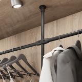 Соединитель перпендикулярный 3-х труб, черный 220.BL 03, фото 1