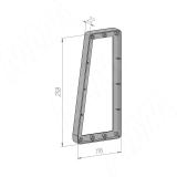 Расширитель для пантографа LIFT300, черный 301/A-BL, фото 1