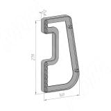 Расширитель для пантографа LIFT700, серый 701/A, фото 2