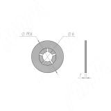 BAMBOO Прокладка пластиковая, прозрачная BM0557GT, фото 1