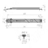 INTEGRO Доводчик для двери шкафа-купе DA50, фото 1