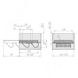 ESENTA Корзина для обуви, 500 мм, графит, плавн. закр. ES50SHGP, фото 6
