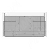 ESENTA Выдвижной органайзер для аксессуаров, 900 мм, графит, плавн. закр. ES90ORGP, фото 7