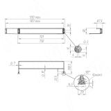 Полка для обуви раздвижная, 73-93 см SS70/110, фото 1