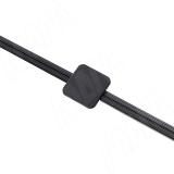 Корректор фасада, врезной, регулировка в чашке корректора, L 1910-2330 мм, черный STR003BL, фото 3