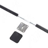 Корректор фасада, врезной, регулировка в чашке корректора, L 1910-2330 мм, черный STR003BL, фото 4