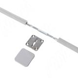 Корректор фасада, врезной, регулировка в чашке корректора, L 1910-2330 мм, серый STR003GR, фото 4