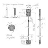 Корректор фасада, врезной, регулировка в чашке корректора, L 1910-2330 мм, серый STR003GR, фото 5