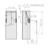 Пантограф 75-115 см, регул. нагрузки 14-20 кг, серый SUPERLIFT, фото 5