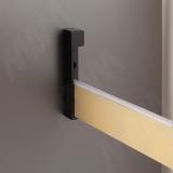 VOGUE Штанга прямоугольная 30х8, с демпфером, золото мат. (анод), L-1000 TA0213RGLM-S1 SET, фото 1