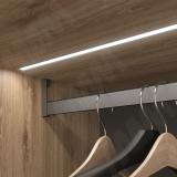 VOGUE Штанга прямоугольная 30х8, графит (краска), с черным демпфером, L-3000 TA0213RGP-GB SET, фото 1