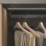 VOGUE Штанга прямоугольная 30х8, с пазом под демпфер, графит (краска), L-1000 TA0213RGP-S1, фото 7