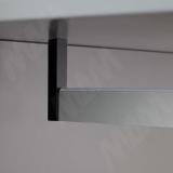 VOGUE Штанга прямоугольная 30х8, с демпфером, серебро (анод), L-1000 TA0213RGR-S1 SET, фото 4