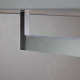 VOGUE Штанга прямоугольная 30х8, с демпфером, серебро (анод), L-1000 TA0213RGR-S1 SET, фото 5