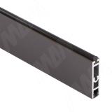 VOGUE LIGHT Штанга прямоугольная 30х8 под ленту 5мм, с пазом под демпфер, графит (краска), L-3000 TA0214LEDGP, фото 1