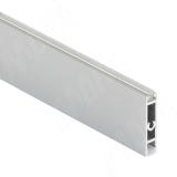 VOGUE LIGHT Штанга прямоугольная 30х8 под ленту 5мм, с пазом под демпфер, серебро (анод), L-3000 TA0214LEDGR, фото 1