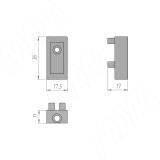 UNICO поперечное крепление, черный UN795A13BL, фото 4