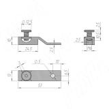 VERTIKO Крепление видимого профиля к стене VR01VS, фото 1
