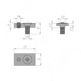 VERTIKO Комплект адаптеров для штангодержателя VR02CRT, фото 2