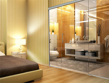 Раздвижная система PORTA GLASS LUX от Laguna (Польша) для стеклянных межкомнатных дверей