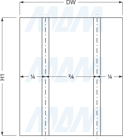 Установка врезного корректора фасада, схема 11 (артикул BR05KT7)