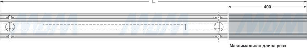 Установка врезного корректора фасада, схема 5 (артикул BR05KT7)