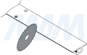 Установка врезного корректора фасада, схема 6 (артикул BR05KT7)