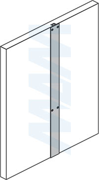 Установка врезного корректора фасада, схема 7 (артикул BR05KT7)