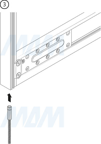 Установка натяжного механизма PS19 (артикул BR20501001), схема 3