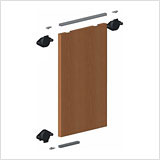 Элементы системы PS03 для фасадов из ДСП