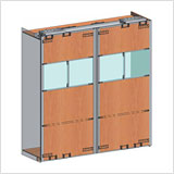 Элементы системы рамочных профилей PS19.5 для компланарной системы PS40