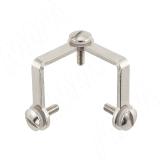 Комплект соединителя для стекла тройной, хром ART.2-CR-SET