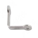 Соединитель для стекла двойной (90 град), хром ART.3-CR