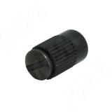 Полкодержатель односторонний, черный/черный ART.4 BK