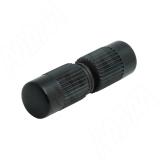 Полкодержатель двухсторонний, держатель для стекла, черный