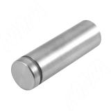 Крепление зеркала/стекла к стене с выносом 55 мм, D19, никель сат. RH19X55SN