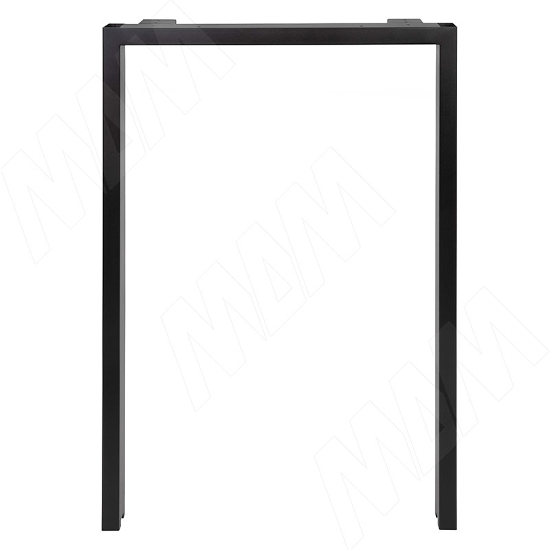 Толедо опора для стола П-образная, 60х30, 595xH873+15 мм, черный (RAL 9005, муар) фото товара 1 - TL60X30/595X870BLC