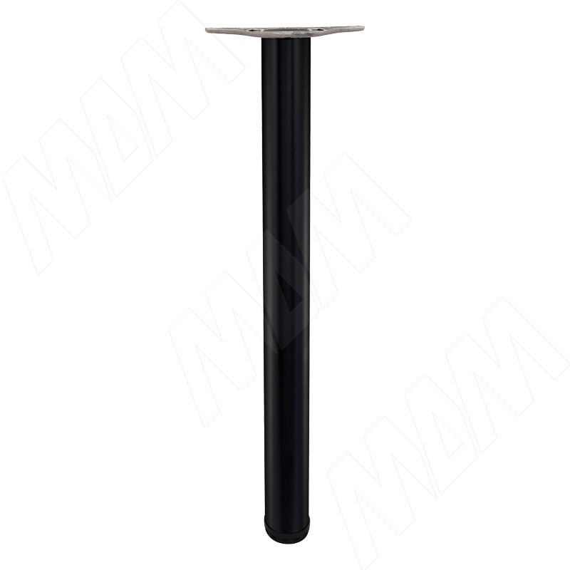 Опора для стола, D60, H710+25 мм, черный, 4шт. фото товара 1 - X4RG 710 BL 4