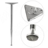 Опора для стола конусная, H710+10 мм, хром, 4шт. 407 710ММ / 4 ШТ