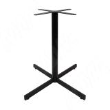 Амадора подстолье 700х700, H730+5мм, черный (RAL 9005, муар)