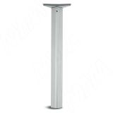 Опора для стола квадратная, 60х60 мм, H710+25 мм, хром матовый, 4шт. ART.989 /4