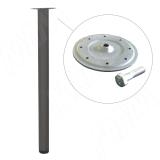 Опора для стола, D50, H715+25 мм, черный муар, 4шт. D50/715 ЧЕР МУАР/4