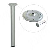 Опора для стола, D63, H715+25 мм, хром матовый, 4шт. D63/715 АЛЮМ МАТ/4