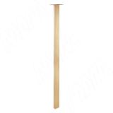 Кордова опора для стола прямоугольная, 50х25мм, H1108+12 мм, золото матовое KR50X25/1100GL