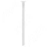 Кордова опора для стола прямоугольная, 50х25мм, H1108+12 мм, белый (RAL 9003, муар) KR50X25/1100WT