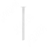 Кордова опора для стола прямоугольная, 50х25мм, H718+12 мм, белый (RAL 9003, муар) KR50X25/710WT